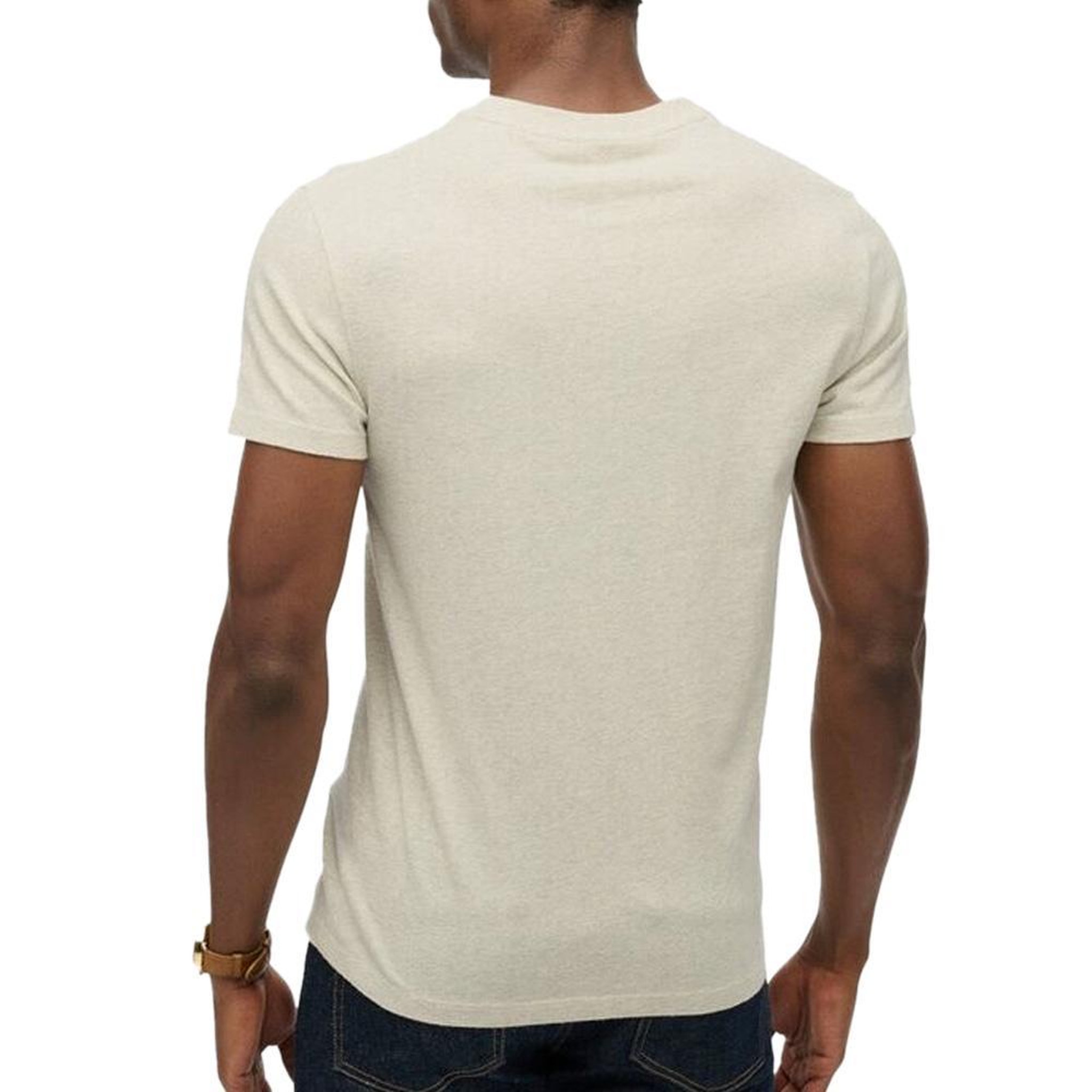 Voir la diapositive 2 : SUPERDRY T-shirt Gris Chiné Homme Superdry Vintage LogoR6Ts