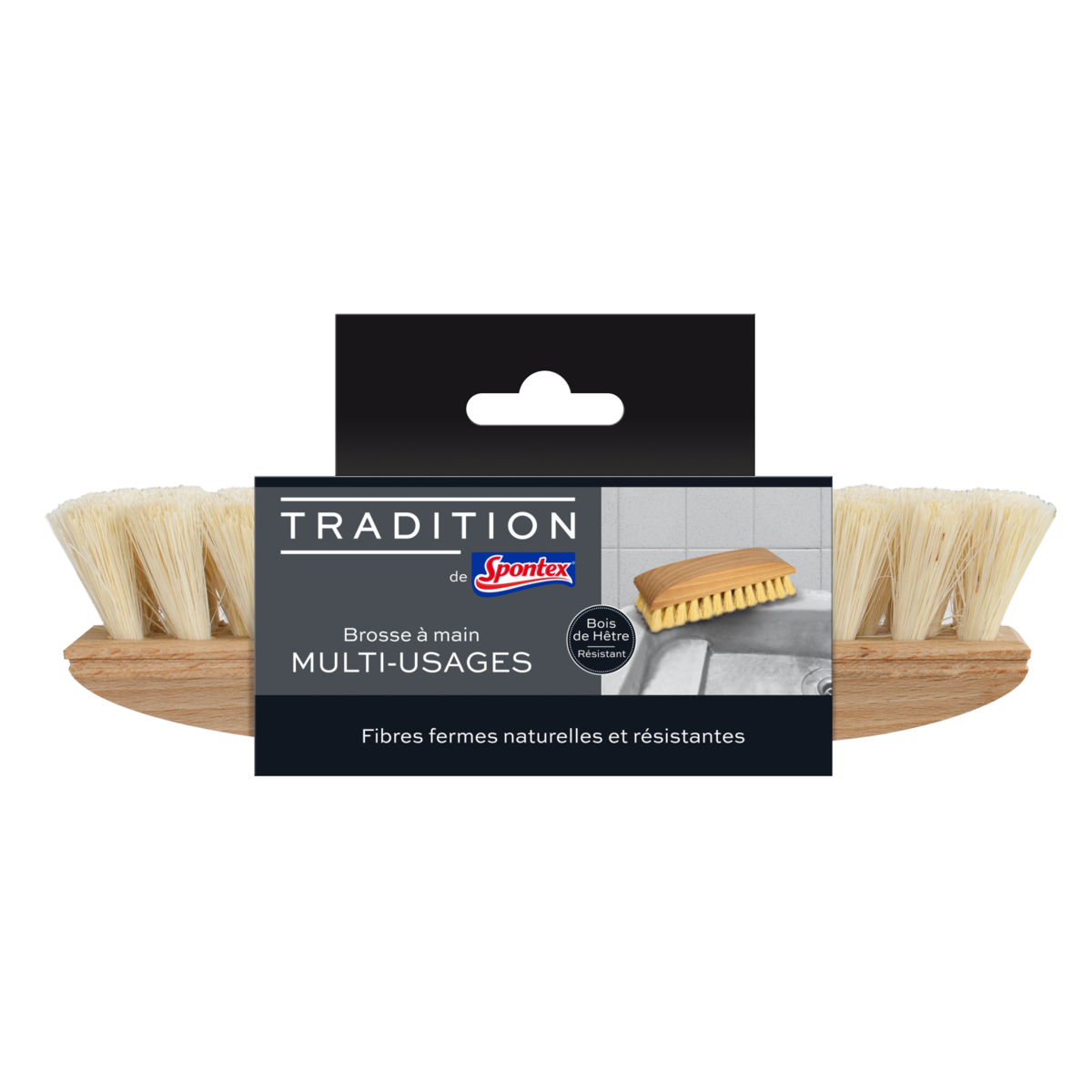 CENTRALE BRICO Brosse à main TRADITION de SPONTEX