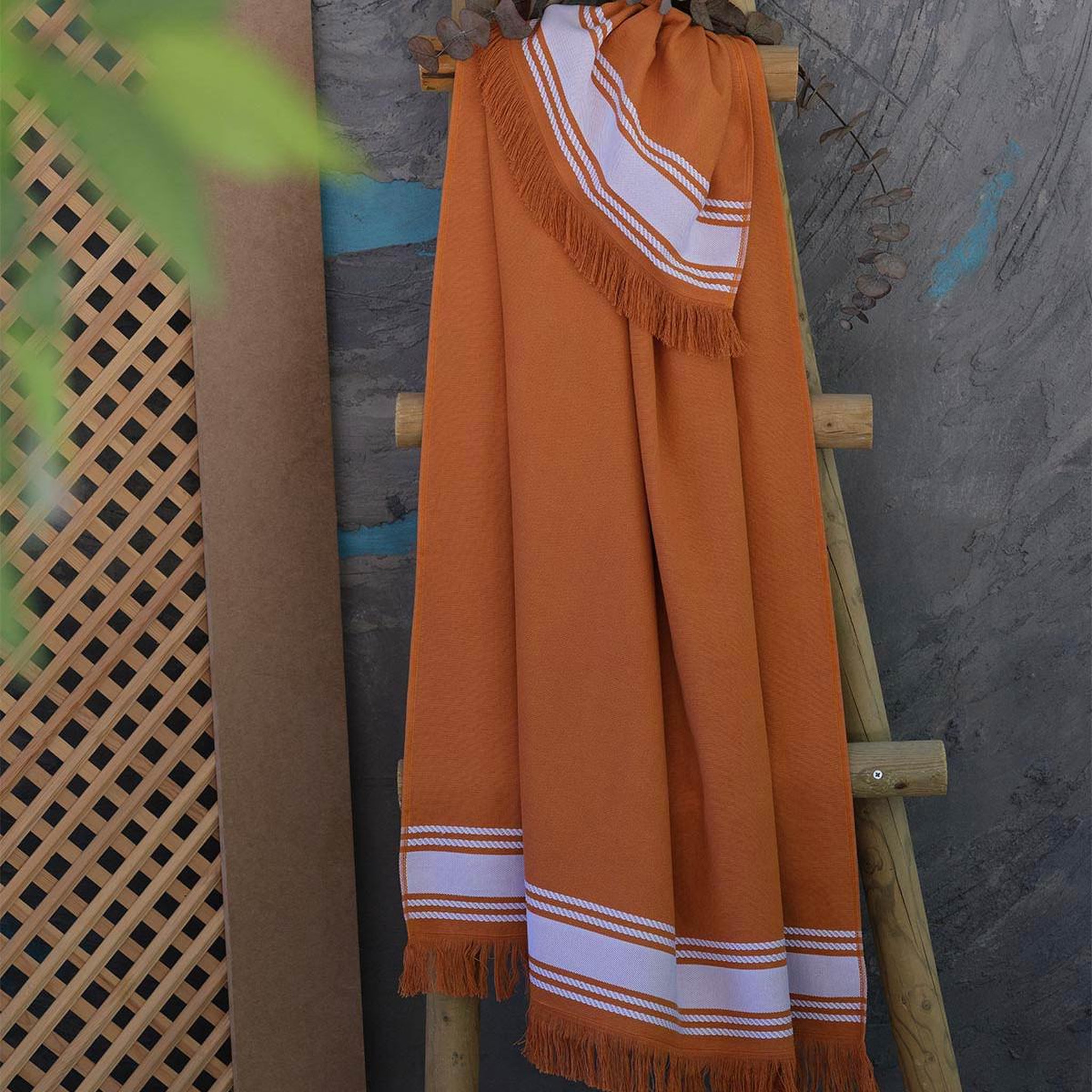 Voir la diapositive 4 : Sensei Maison Serviette de plage / fouta 100x180 cm BAHAMAS - 100x180 cm