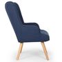 Voir la diapositive 5 : Paris Prix Fauteuil & Pouf Scandinave  Orle  98cm Bleu