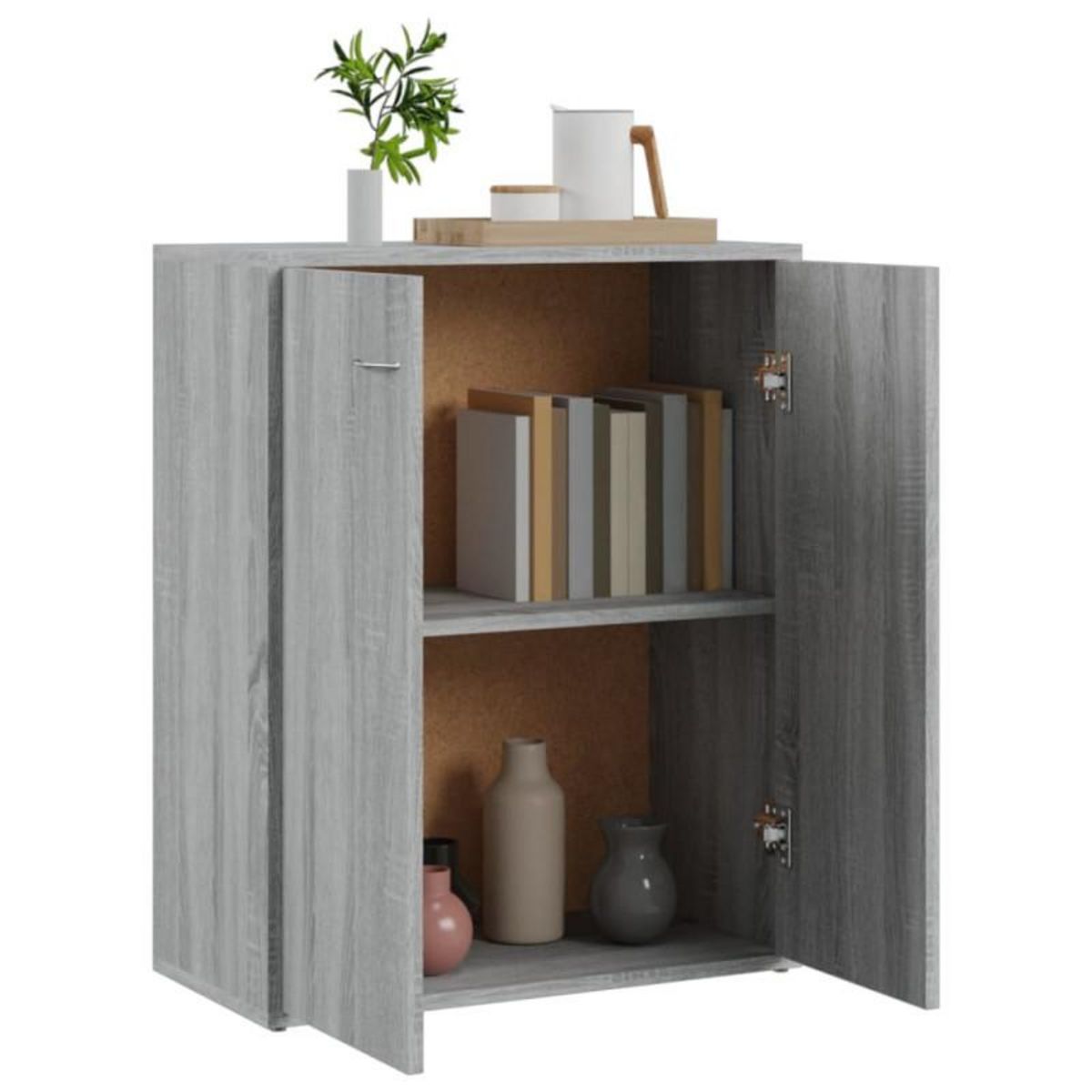 VIDAXL Buffet Sonoma gris 60x30x75 cm Bois d ingénierie