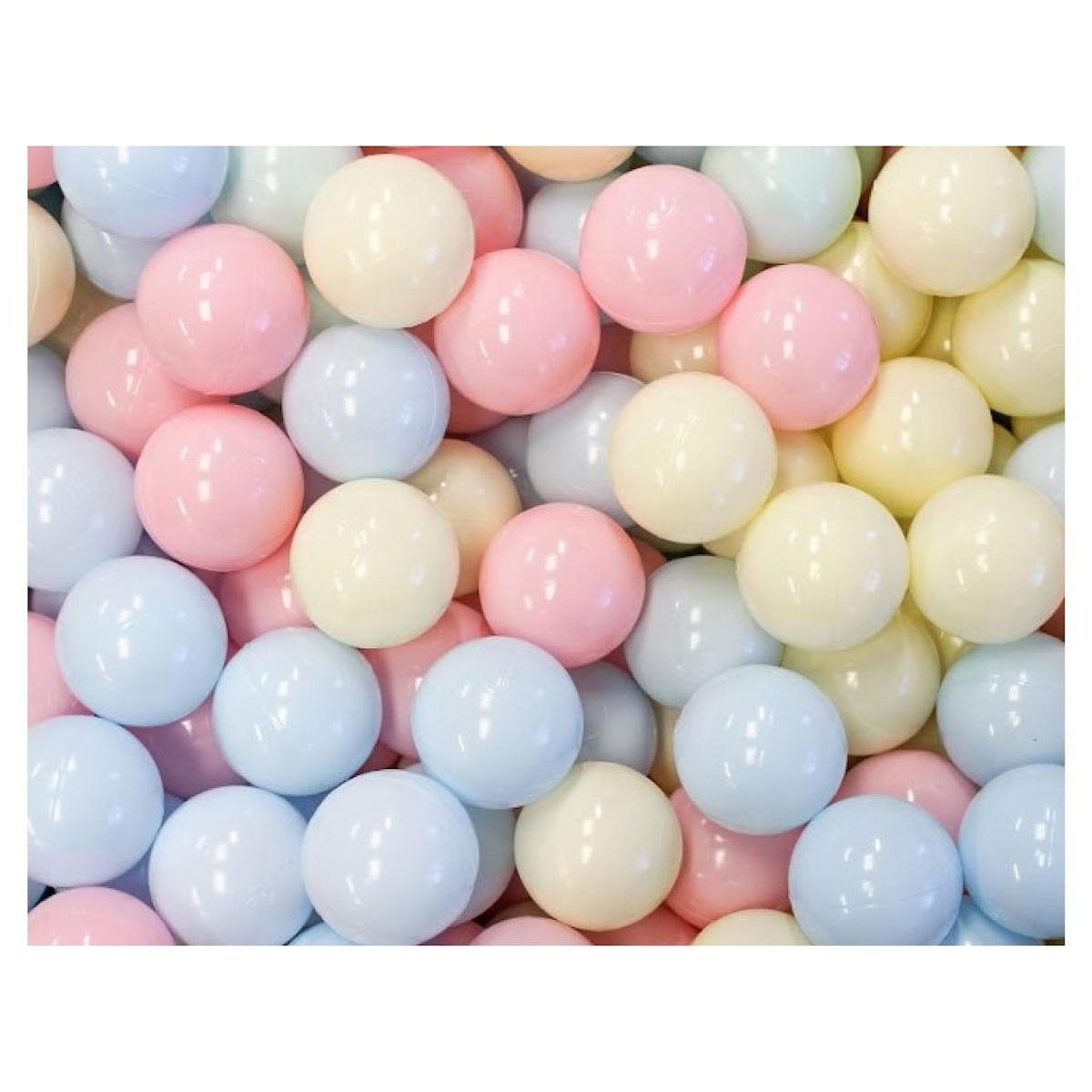 IGLU 500 balles de jeu en mousse pastels clairs