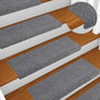 Voir la diapositive 5 : VIDAXL Tapis d'escalier autocollant 20 pcs gris clair 65x21x4 cm