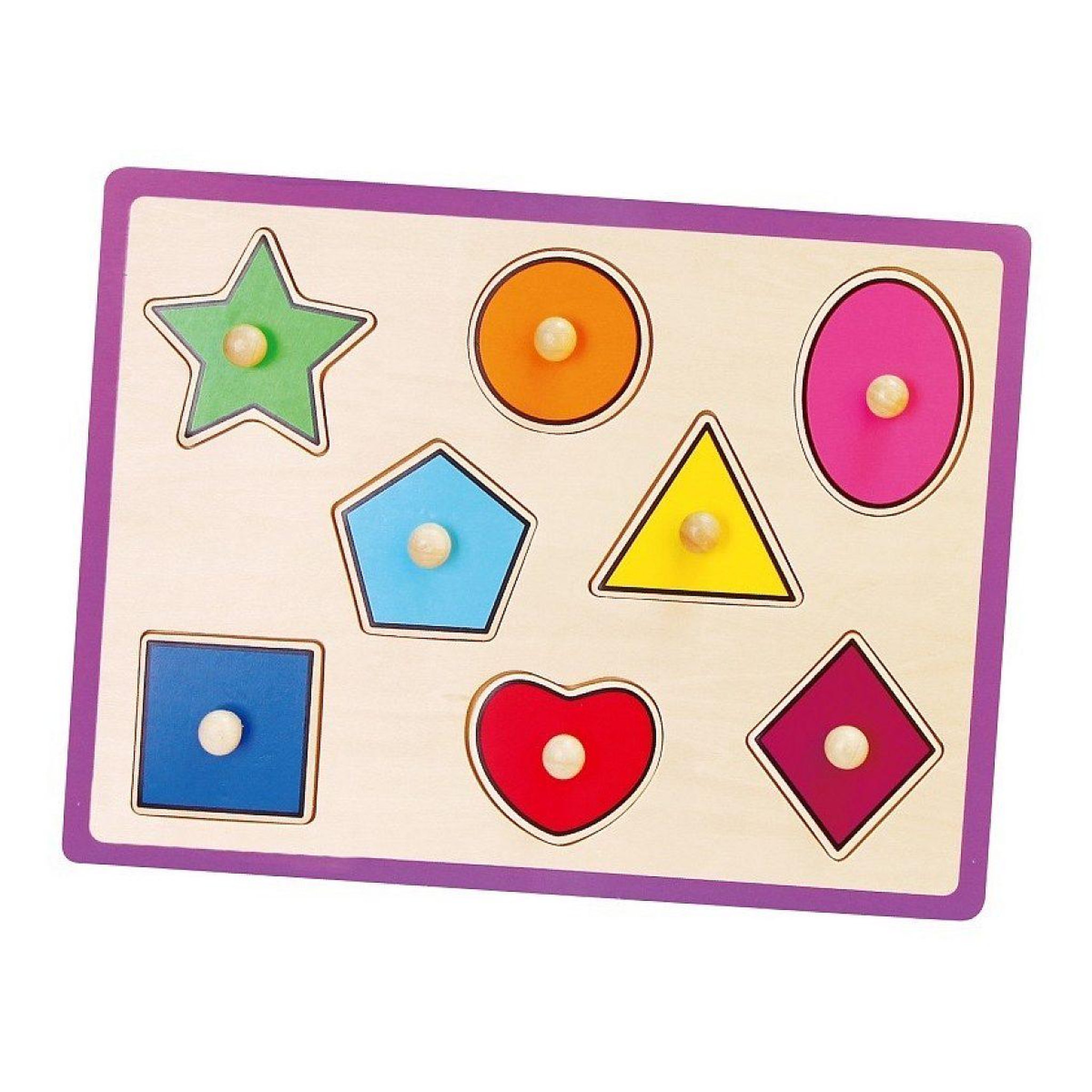 VIGA Puzzle plat  50015 - formes