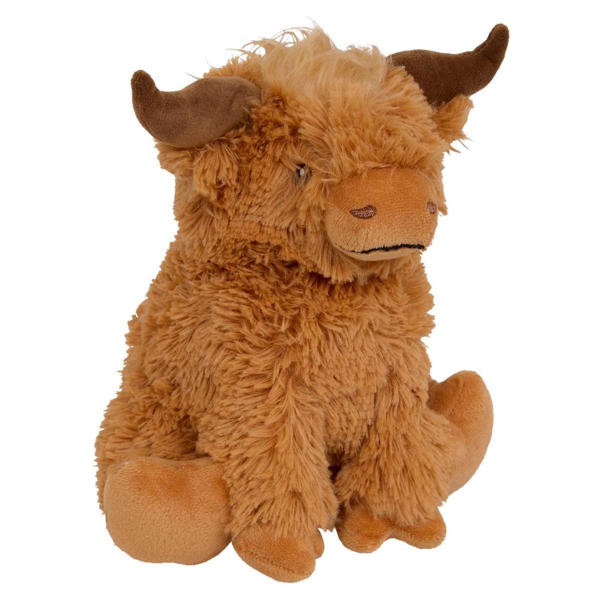 Atmosphera Kids Peluche vache écossaise  betty  23cm marron