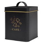 Paris Prix Boîte à Café en Métal  Lounge  19cm Noir