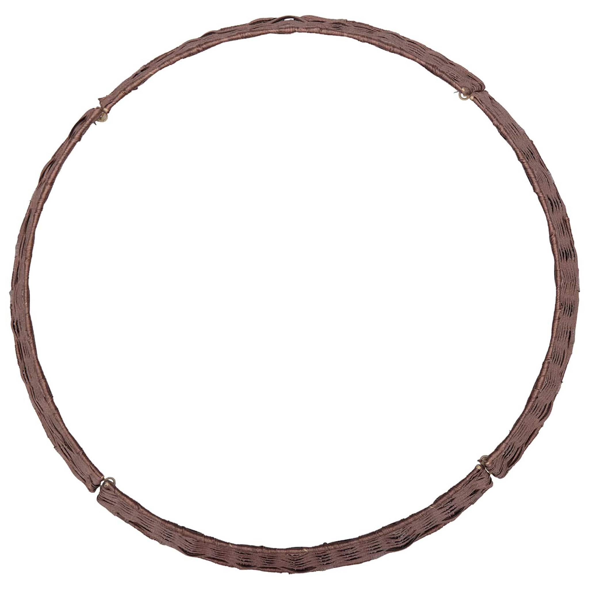 Voir la diapositive 5 : VIDAXL Collier de sapin de Noël Rond Marron fonce Diam. 90 x 28 cm