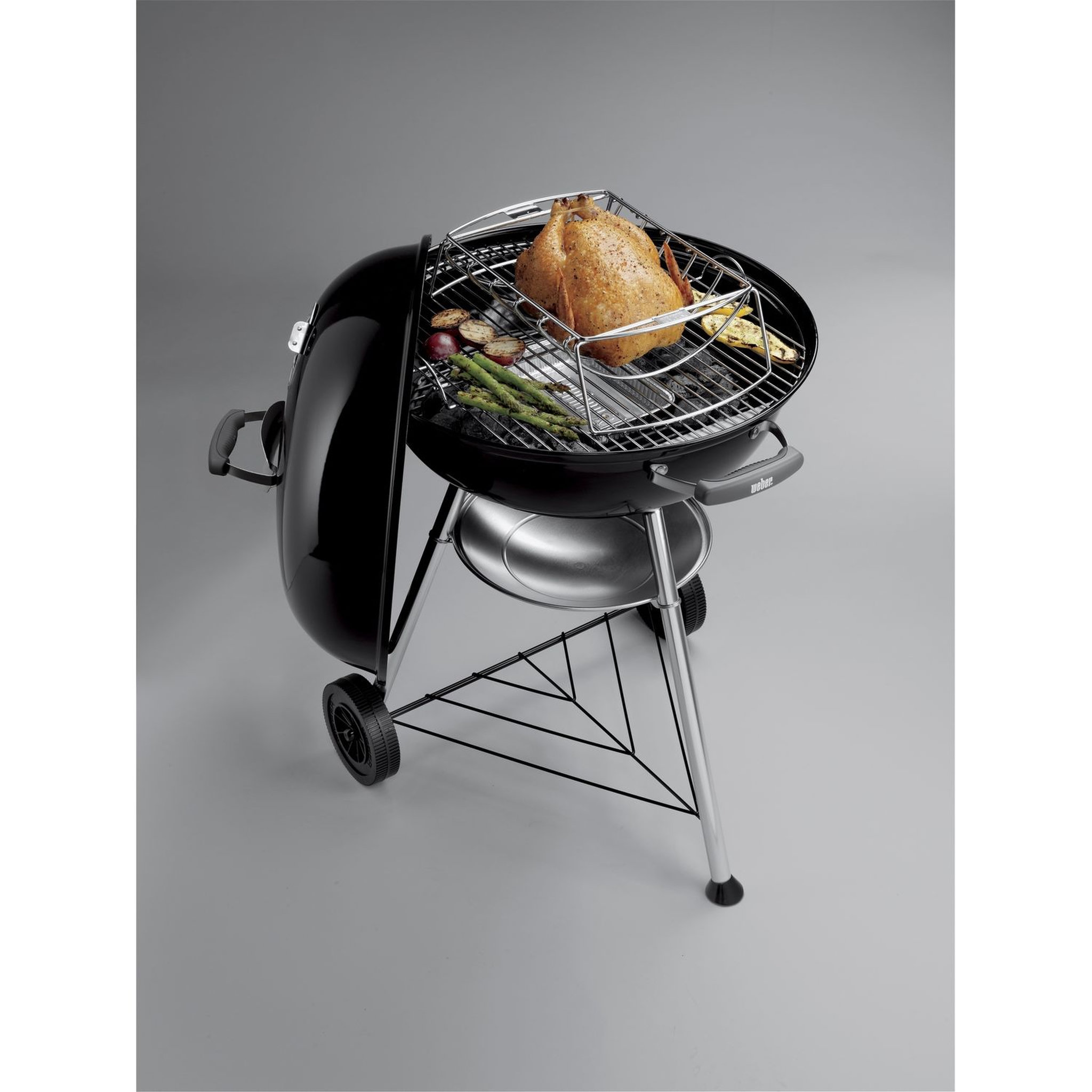 Voir la diapositive 3 : WEBER Compact Kettle barbecue charbon Ø 57 cm