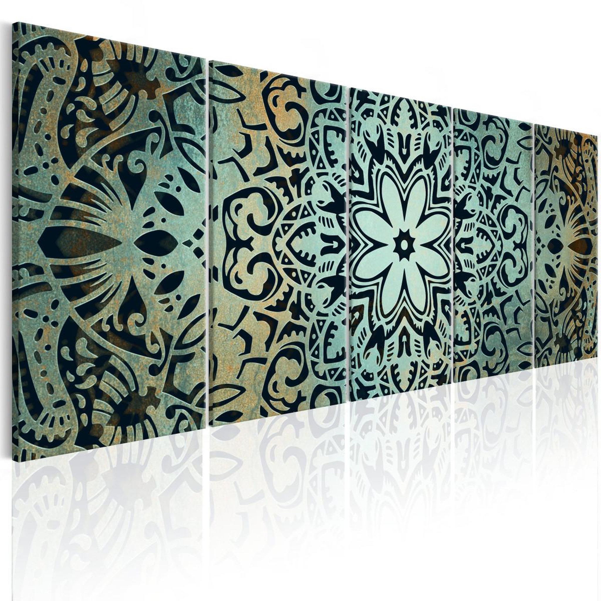 Voir la diapositive 1 : Paris Prix Tableau Imprimé  Green Mandala