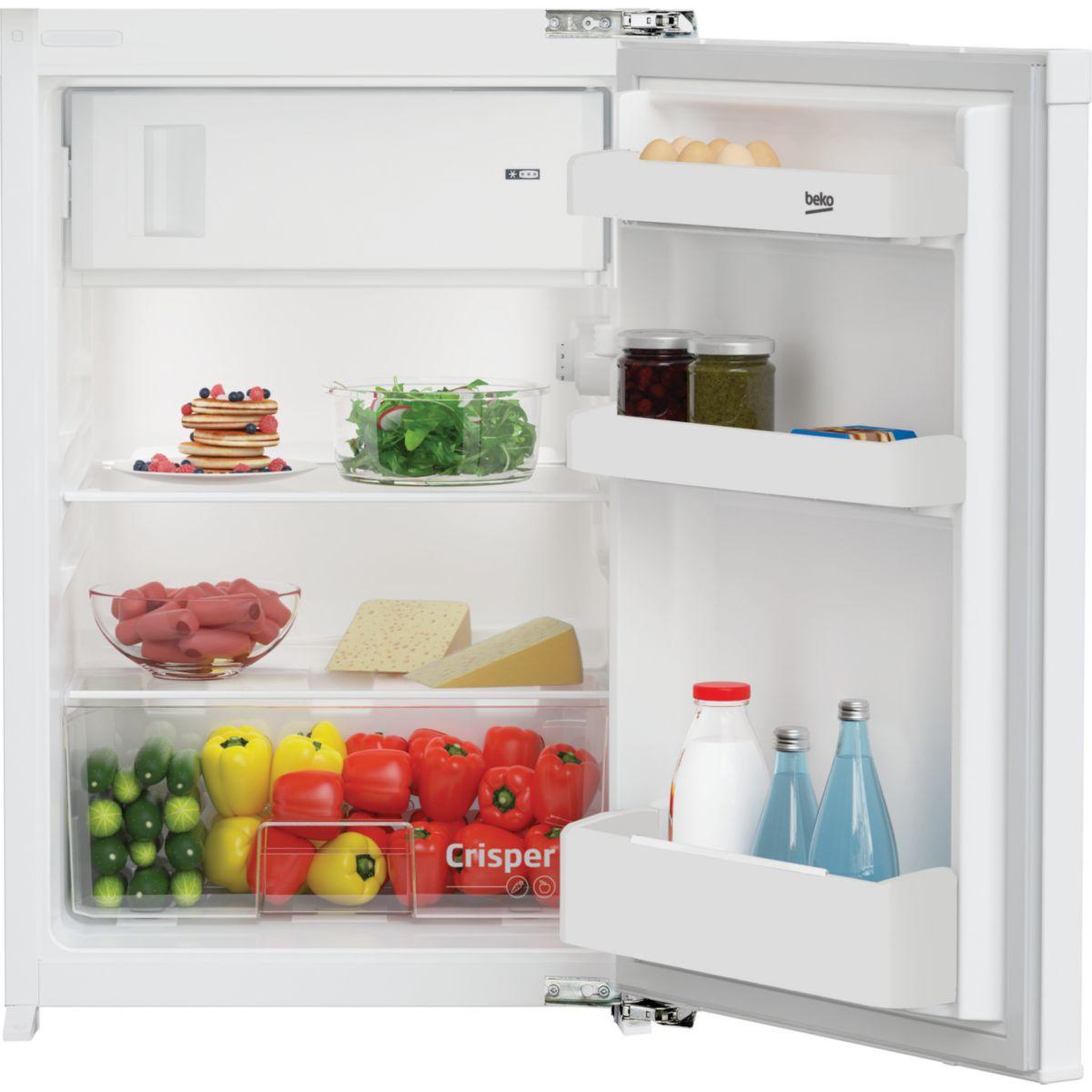 Voir la diapositive 4 : Beko Réfrigérateur top encastrable b1854n 86cm