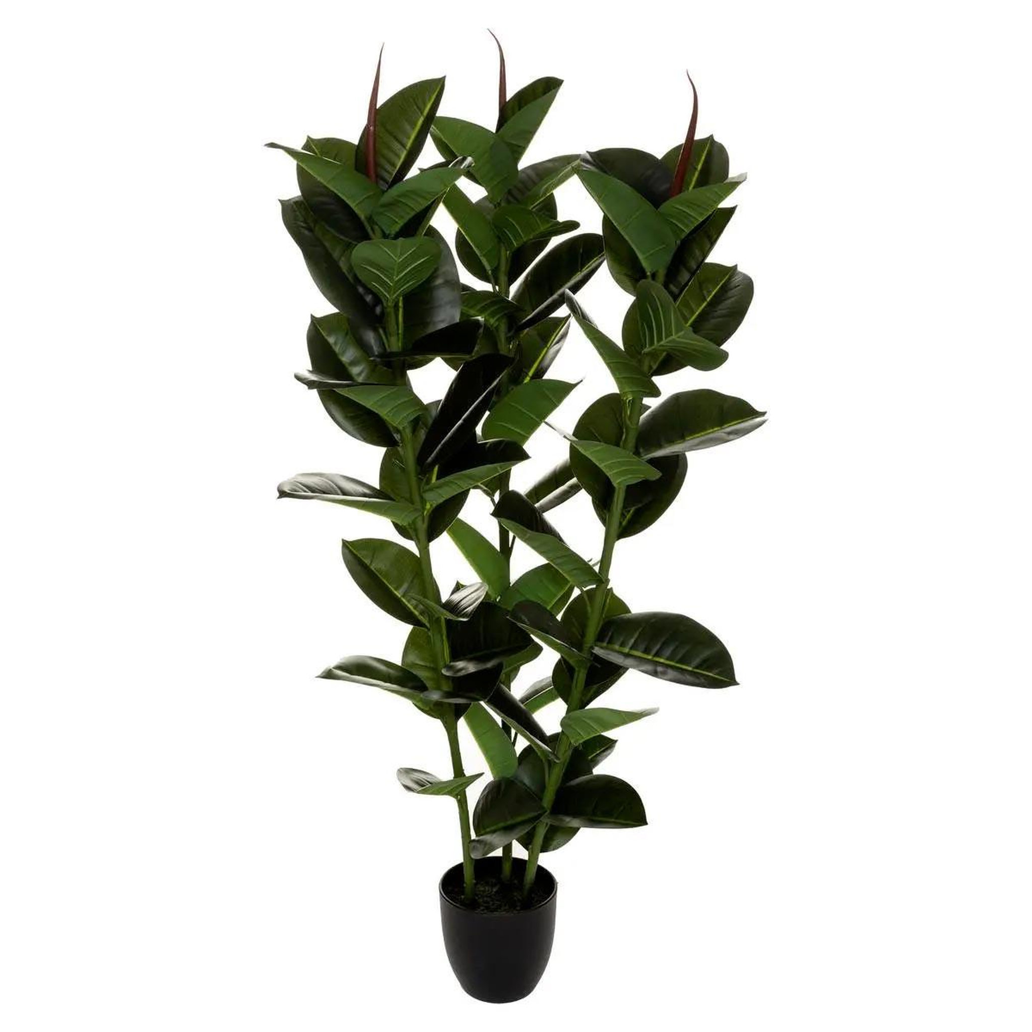 ATMOSPHERA Plante artificielle  ficus robusta  120cm vert
