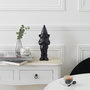 Voir la diapositive 4 : Paris Prix Statuette Design  Nain de Jardin Bad  33cm Noir
