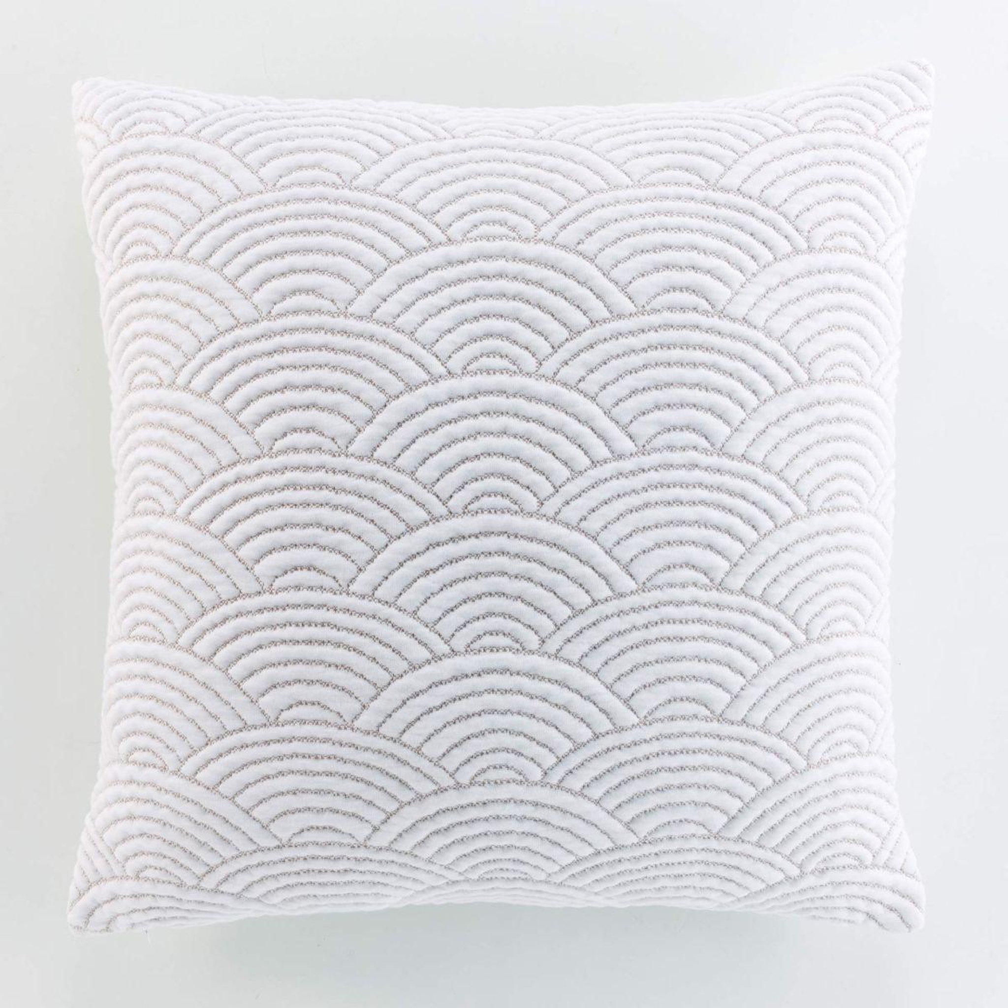 Voir la diapositive 3 : Douceur d'Intérieur Couvre-lit & 2 housses de coussin  cassandra  240x260cm naturel