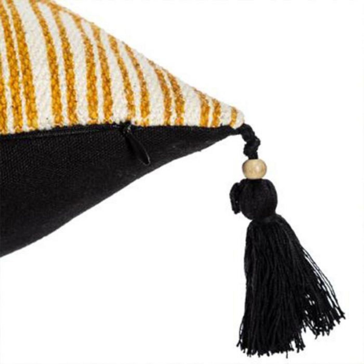 ATMOSPHERA Housse de Coussin Imprimée  Tropique  40x40cm Or