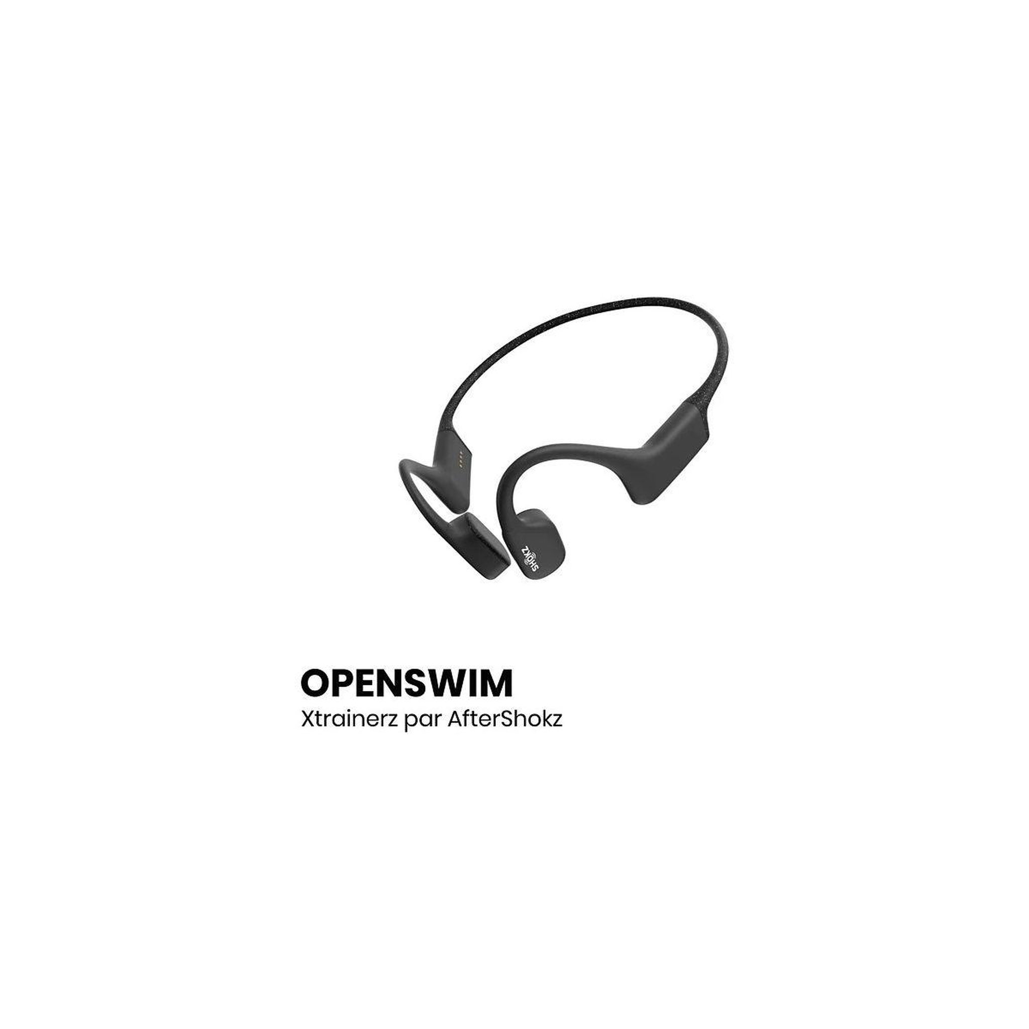 Voir la diapositive 4 : SHOKZ Casque OpenSwim Noir