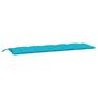 Voir la diapositive 2 : VIDAXL Coussin de banc de jardin turquoise 180x50x7 cm tissu oxford