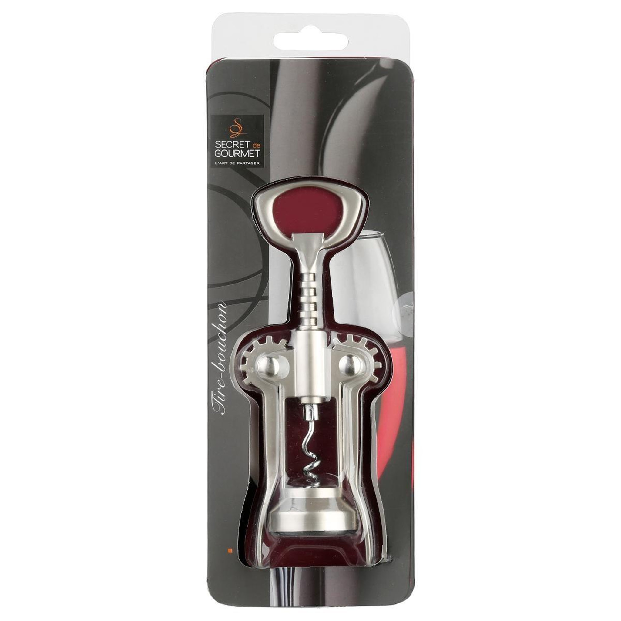 Voir la diapositive 2 : SECRET DE GOURMET Tire bouchon  charles de gaulle  17cm argent