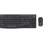 Logitech Logitech MK295 Silent Wireless Combo clavier Souris incluse Bureau RF sans fil Portuguais Graphite