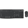 Voir la diapositive 1 : Logitech Logitech MK295 Silent Wireless Combo clavier Souris incluse Bureau RF sans fil Portuguais Graphite