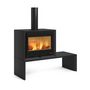 Voir la diapositive 3 : NORDICA EXTRAFLAME Poêle à bois 8.8kw noir - 7115000