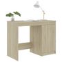 Voir la diapositive 5 : VIDAXL Bureau Chene sonoma 100x50x76 cm Bois d'ingenierie