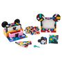 Voir la diapositive 3 : LEGO Dots 41964 Boîte créative La rentrée de Mickey et Minnie, 6 en 1, Rangement, Cadre Photo, Porte-clés, Bloc-notes, Fournitures Scolaires