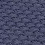 VIDAXL Tapis rectangulaire Bleu marine 180x250 cm Coton