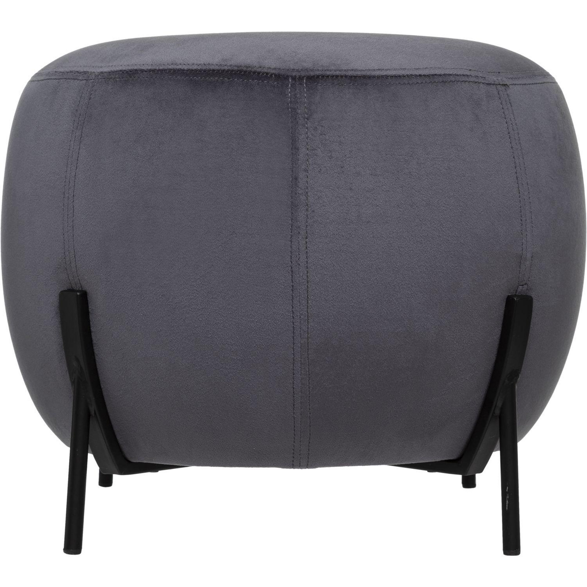 Voir la diapositive 2 : TOILINUX 2 Tabourets design velours Calabaza