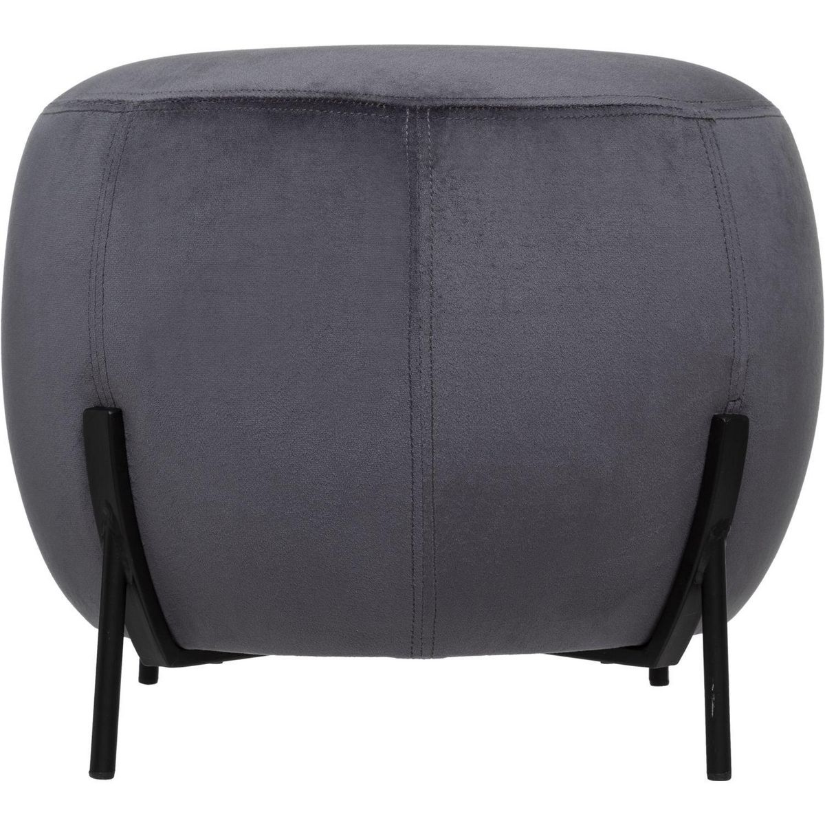 TOILINUX 2 Tabourets design velours Calabaza