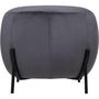 Voir la diapositive 2 : TOILINUX 2 Tabourets design velours Calabaza