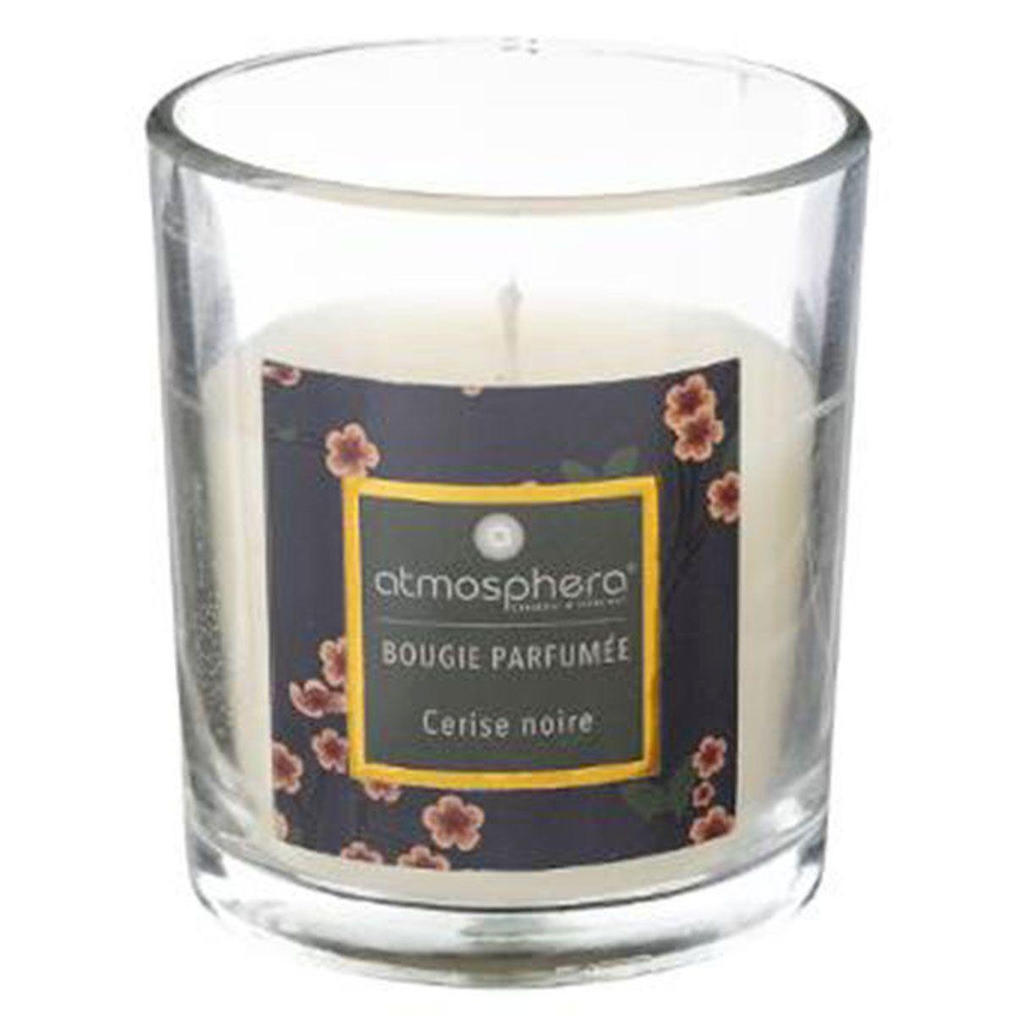 COMPTOIR DE LA BOUGIE Bougie parfumée en verre  neda  110g cerise noire