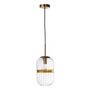 Voir la diapositive 1 : Paris Prix Lampe Suspension Tube en Verre  Murray  35cm Transparent