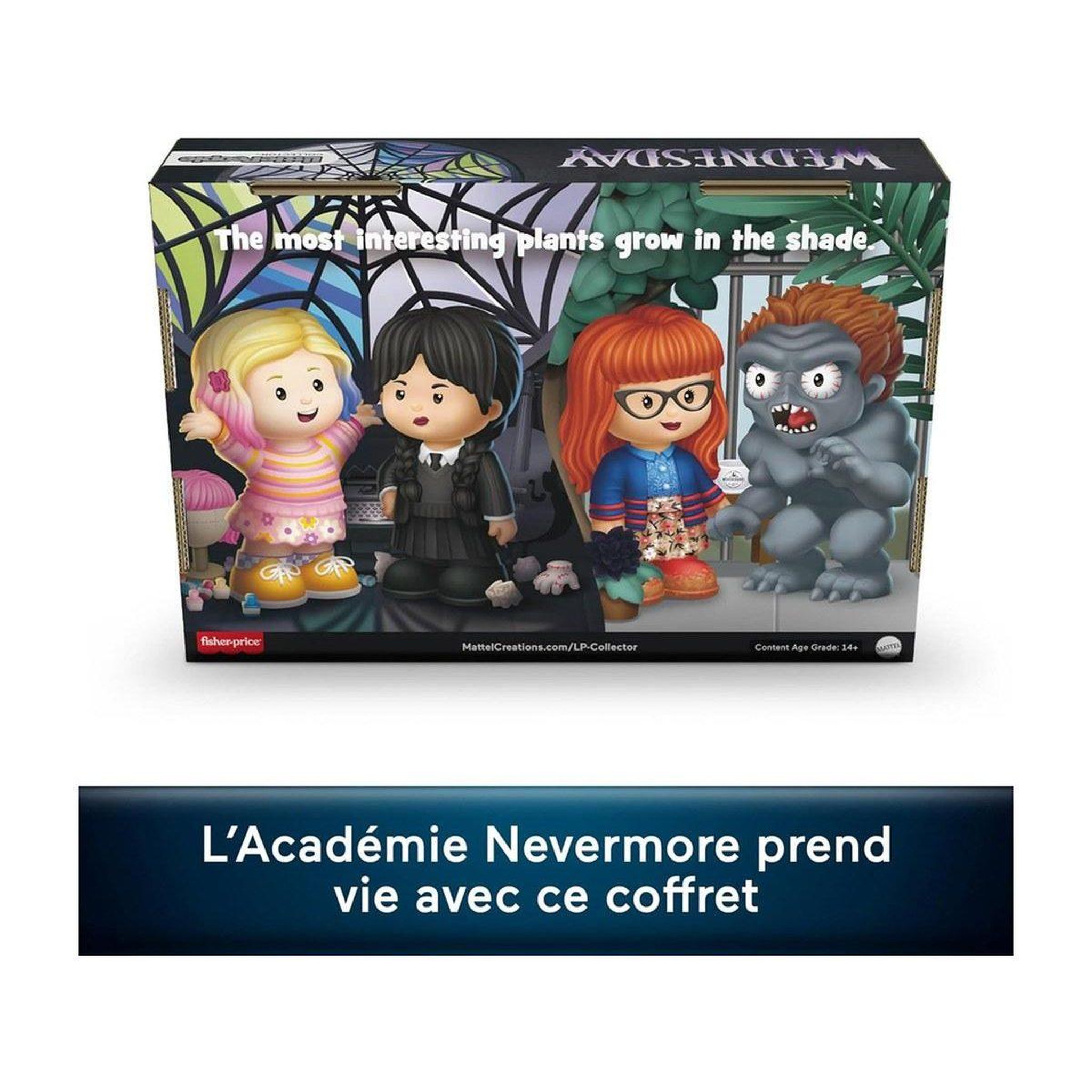 Voir la diapositive 2 : MATTEL Coffret Collector Wednesday Mercredi 4 figurines