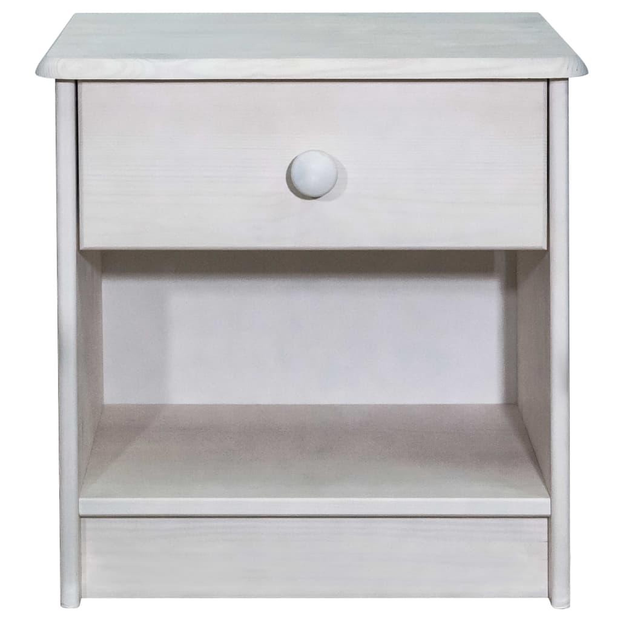 Voir la diapositive 2 : VIDAXL Table de chevet 41x30x42 cm Bois de pin solide