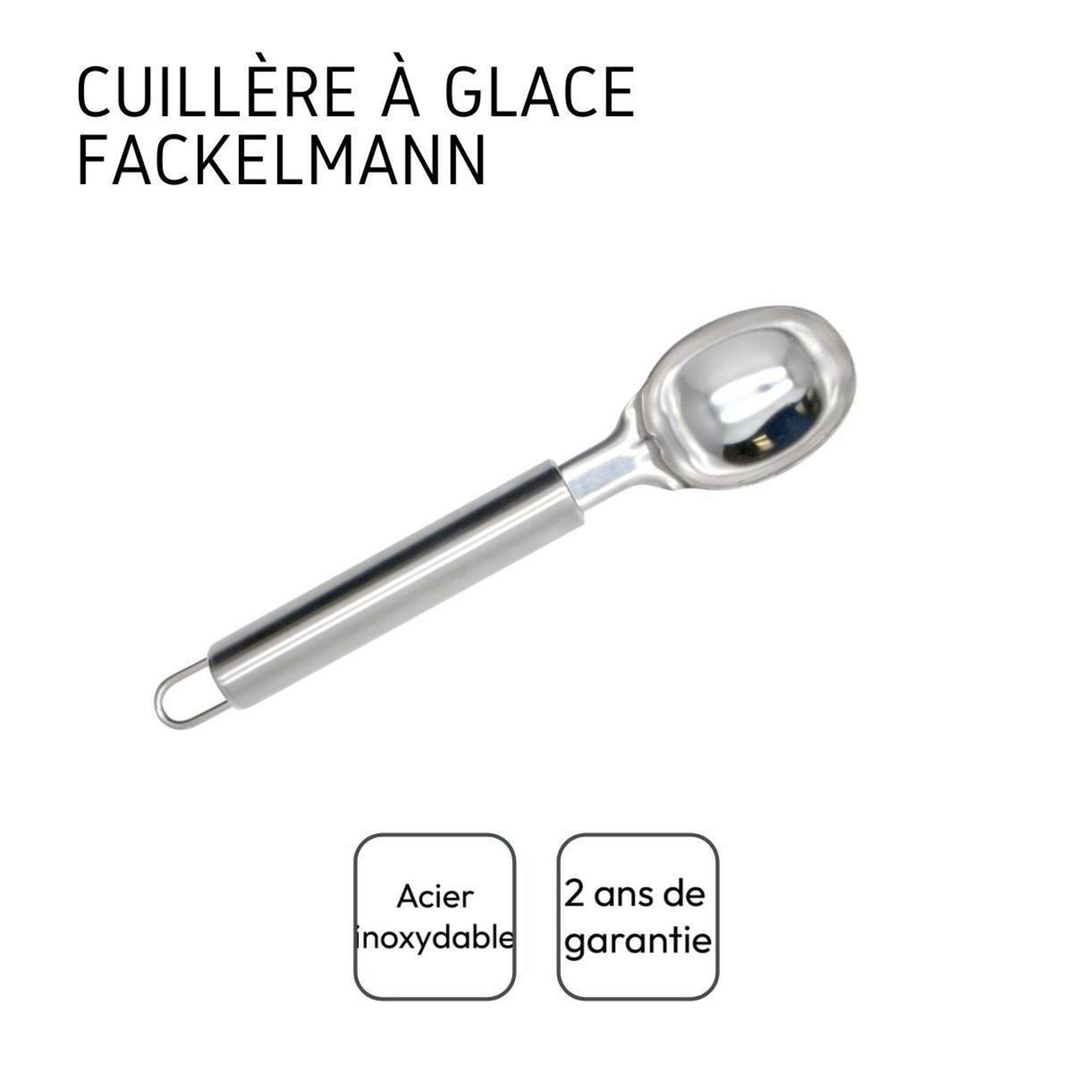 Fackelmann Ensemble de 2 Cuillères à glace 19,2 cm Fackelmann Elemental