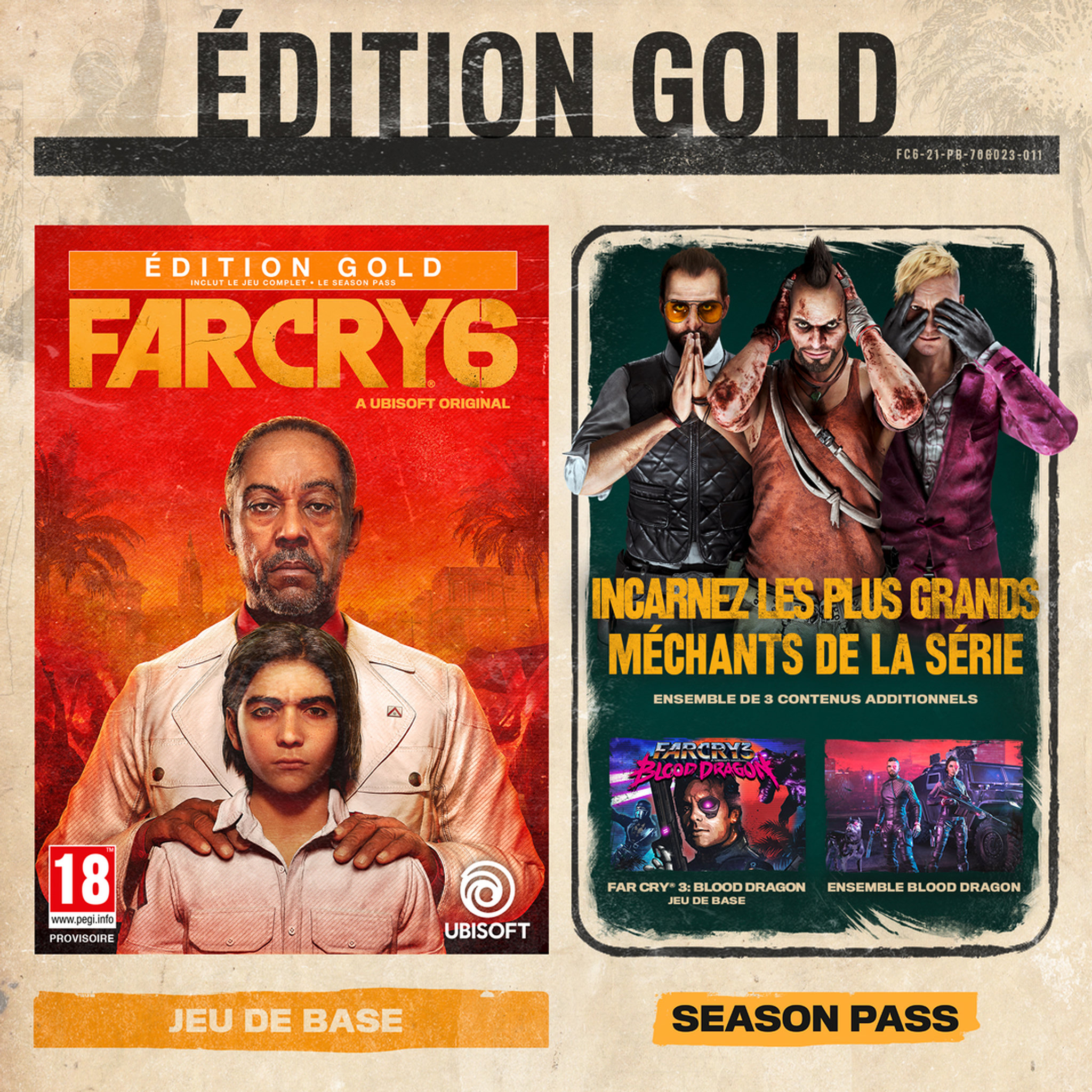 Voir la diapositive 2 : UBISOFT Far Cry 6 Edition Gold PS4