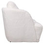 Voir la diapositive 3 : Paris Prix Fauteuil Tissu  Peau de Mouton  77cm Crème
