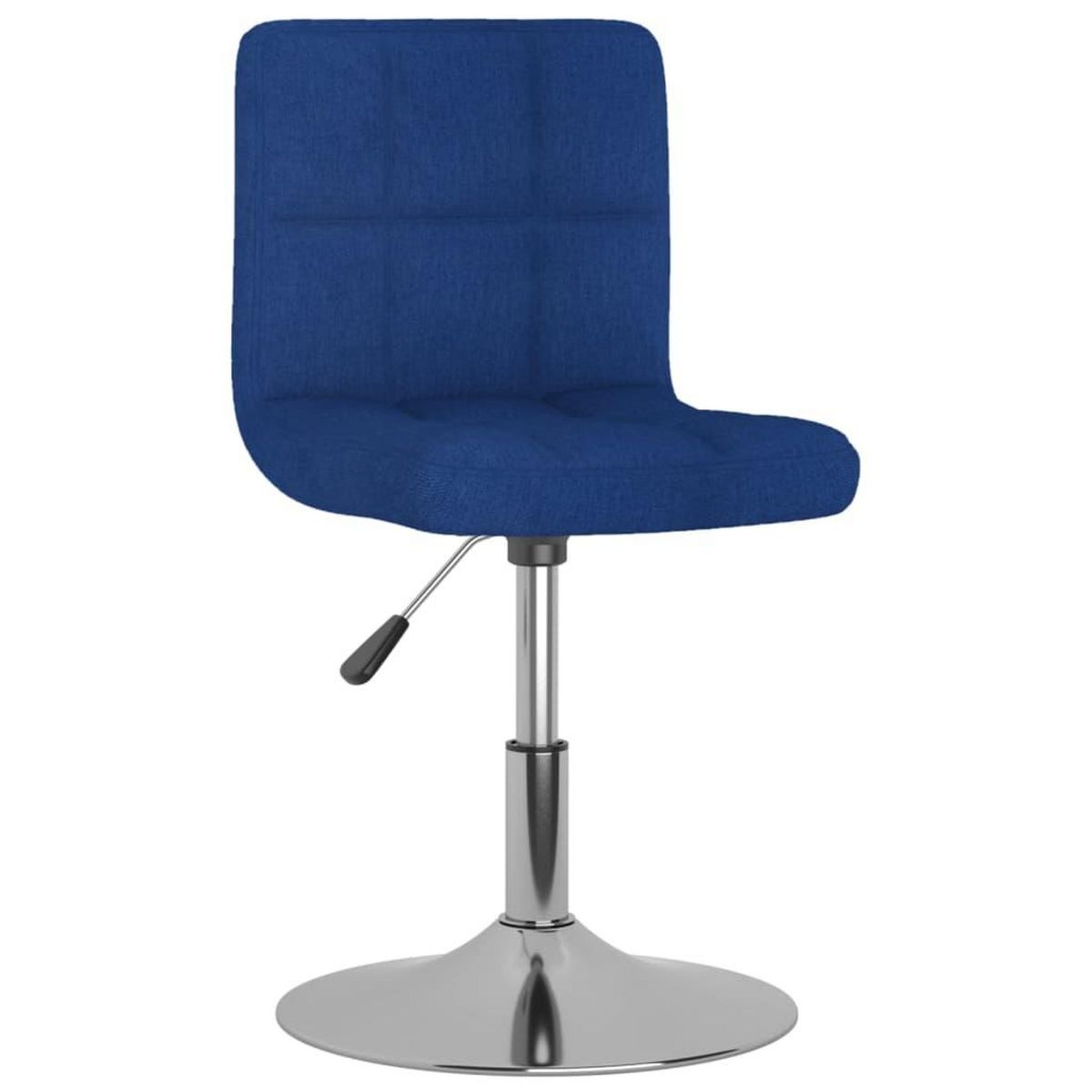 VIDAXL Chaises pivotantes a manger lot de 6 bleu tissu