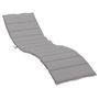 Voir la diapositive 2 : VIDAXL Coussin de chaise longue gris 200x70x3 cm tissu oxford