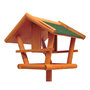 Voir la diapositive 3 : HOMCOM Mangeoire sur pied nichoir a plateau station a oiseaux bois pour exterieur 150cm