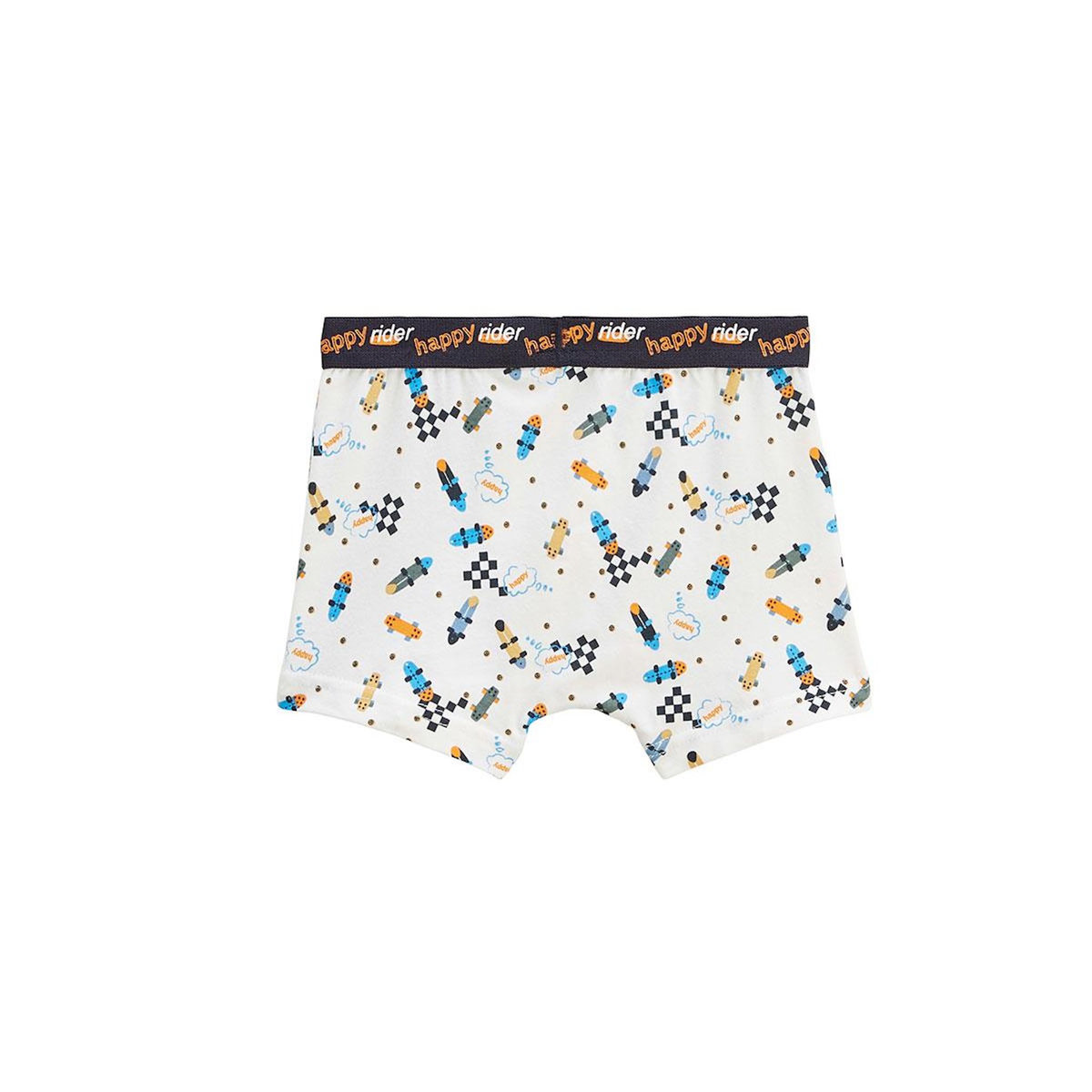 Petit Béguin Lot de 2 boxers garçon Happy rider