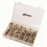 Ribitech Coffret de 50 goupilles clip assorties  4 tailles