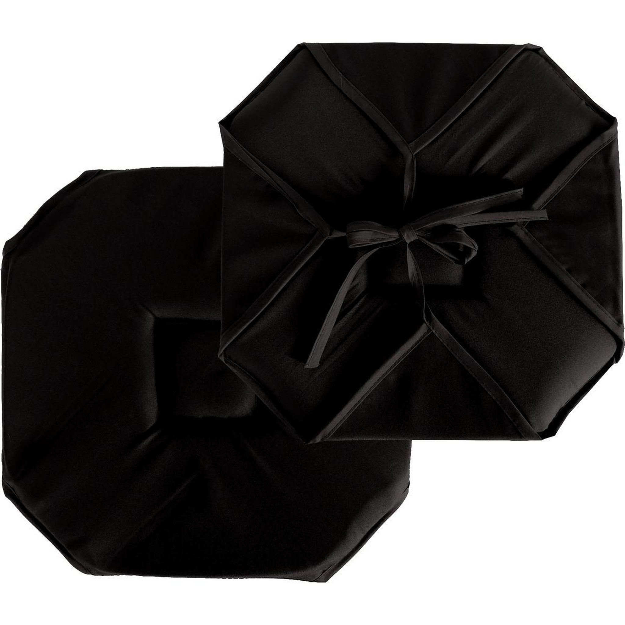 ENJOY HOME Galette de Chaise Uni  Basic  40x40cm Noir
