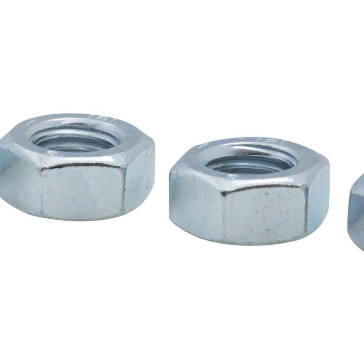  Écrou hexagonal zingué 6 pans Vissal  Classe 8  Ø 12mm  lot de 8 écrous