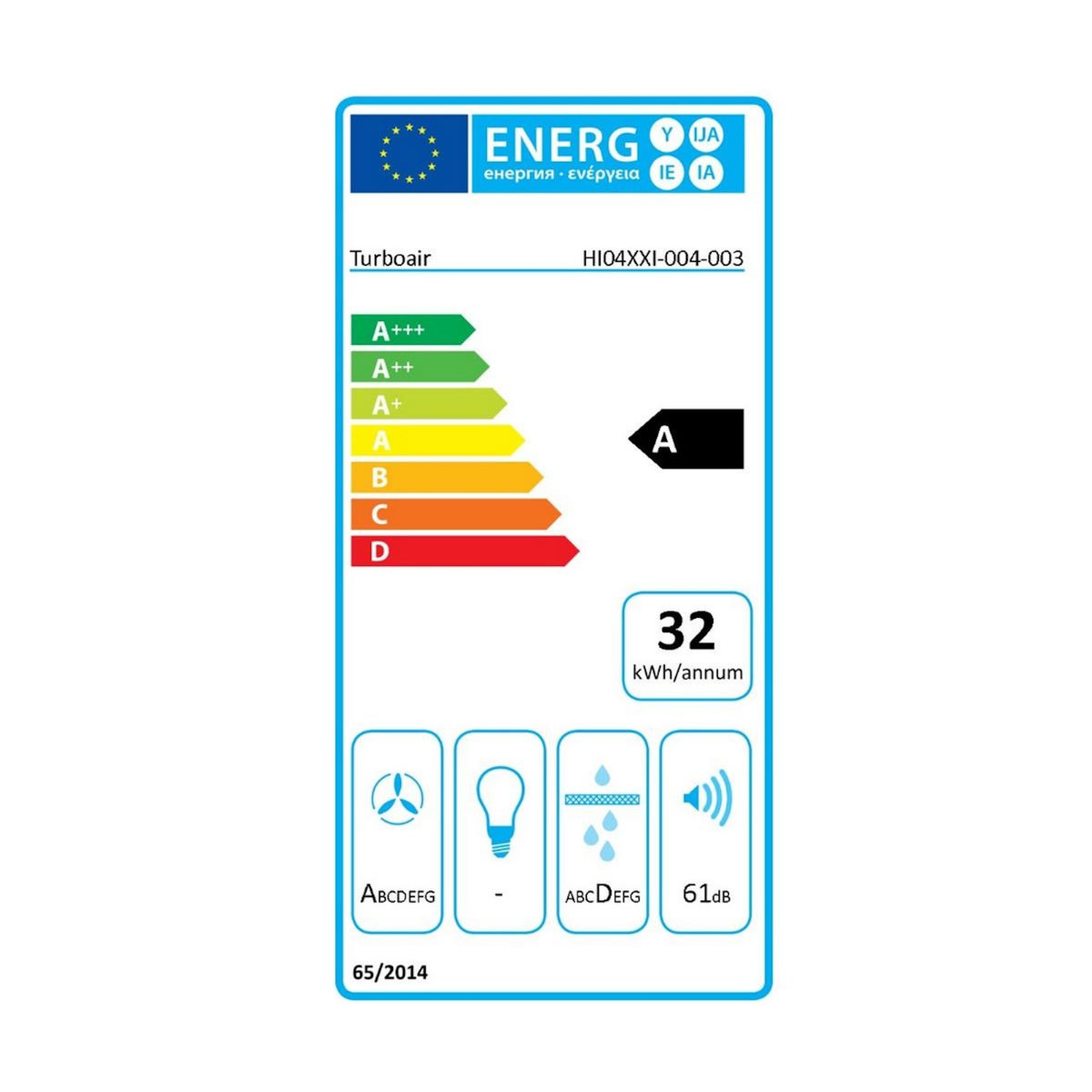 TURBOAIR Table de cuisson aspirante induction 60cm 4 feux 7400w - IMPULSOBLA60