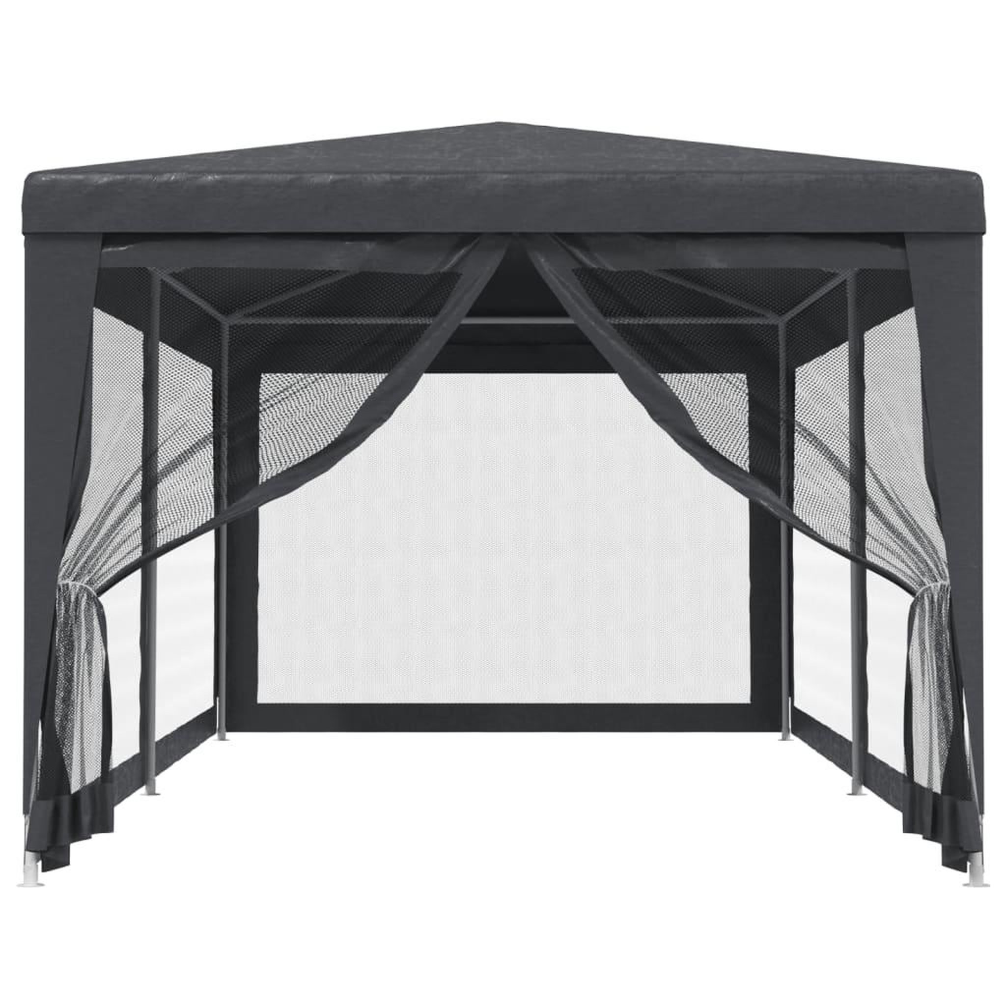 Voir la diapositive 3 : VIDAXL Tente de fete avec 6 parois laterales en maille Anthracite 3x6m