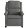 Voir la diapositive 4 : VIDAXL Fauteuil de massage inclinable Gris fonce Tissu