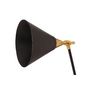 Voir la diapositive 2 : Paris Prix Lampe à Poser Industriel  Celeste  76cm Noir & Or