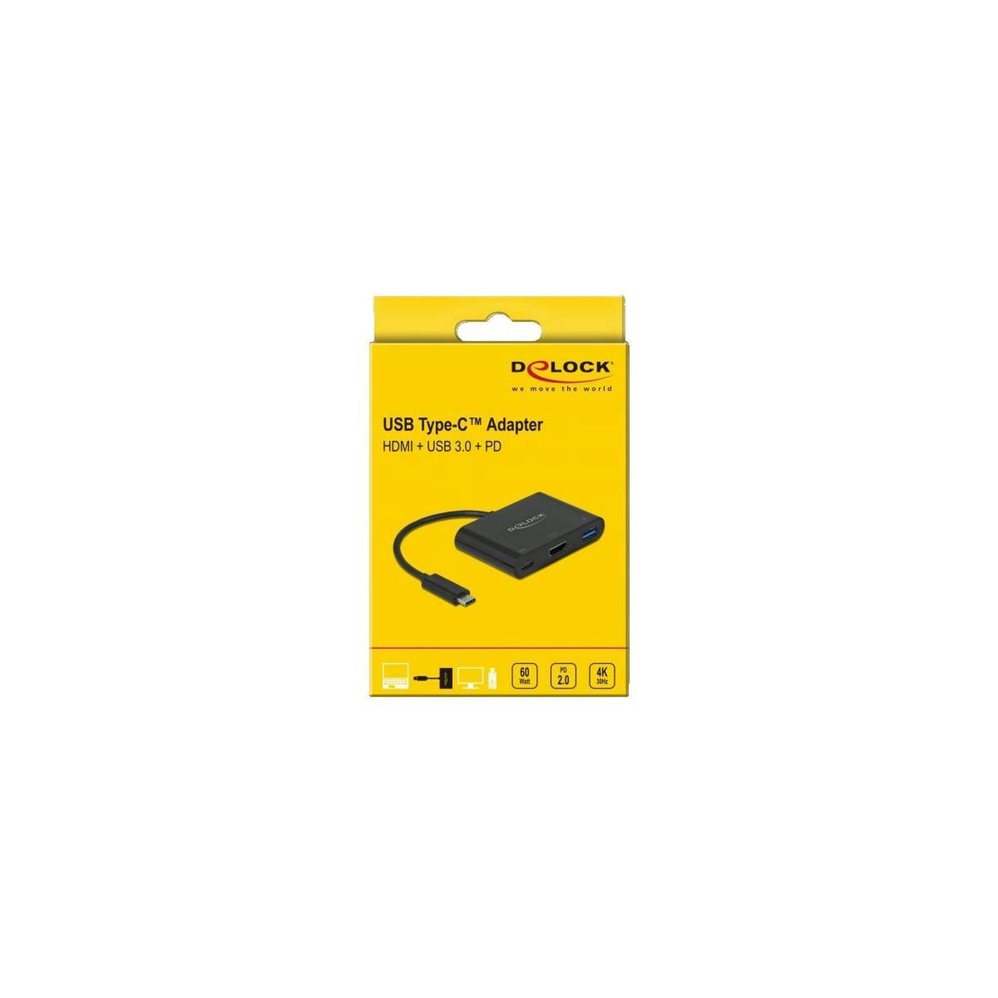 Voir la diapositive 3 : DeLock Station d'accueil Delock 64091 USB-C avec HDMI et USB
