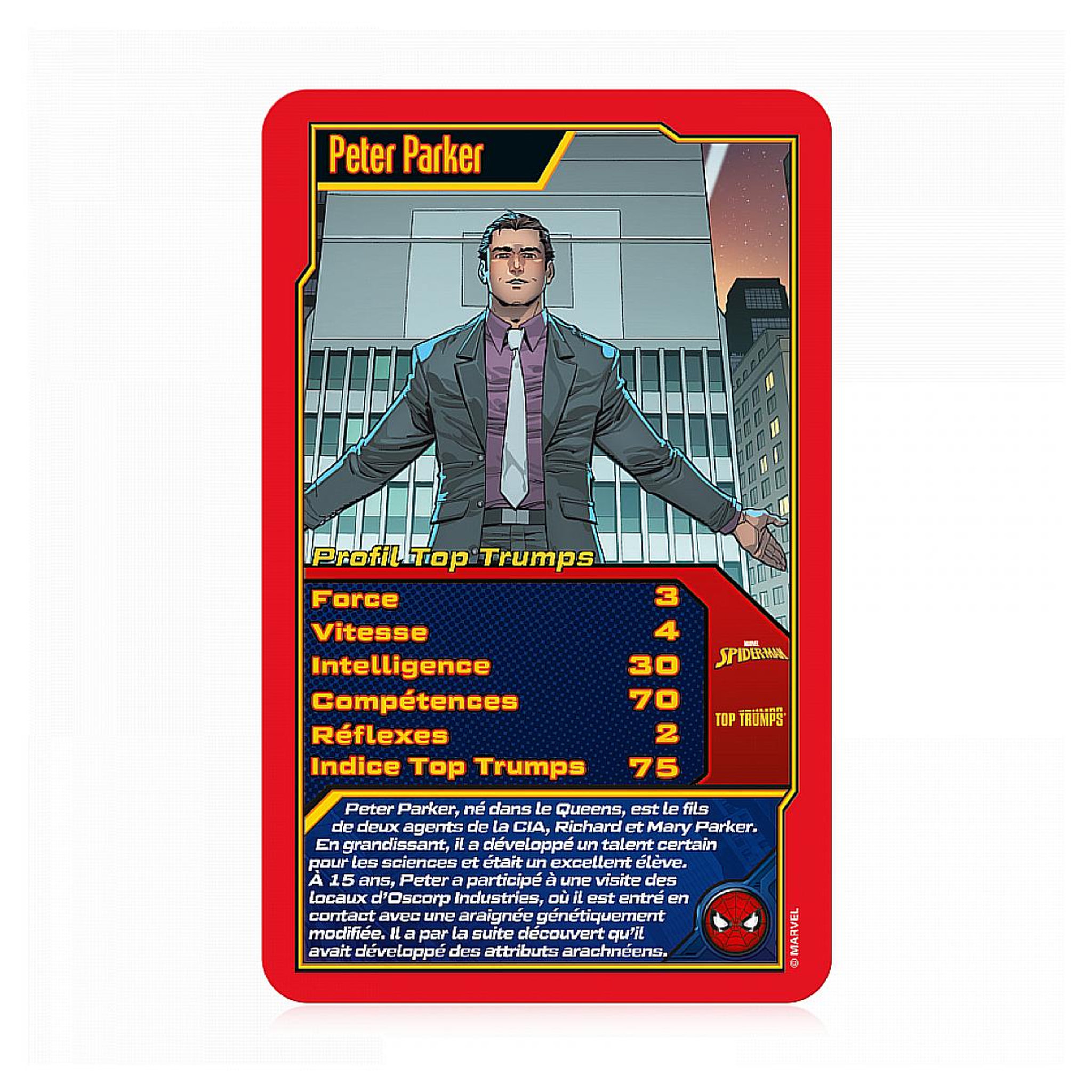 Voir la diapositive 4 : Winning Moves Top trumps spider-man jeux ed bataille